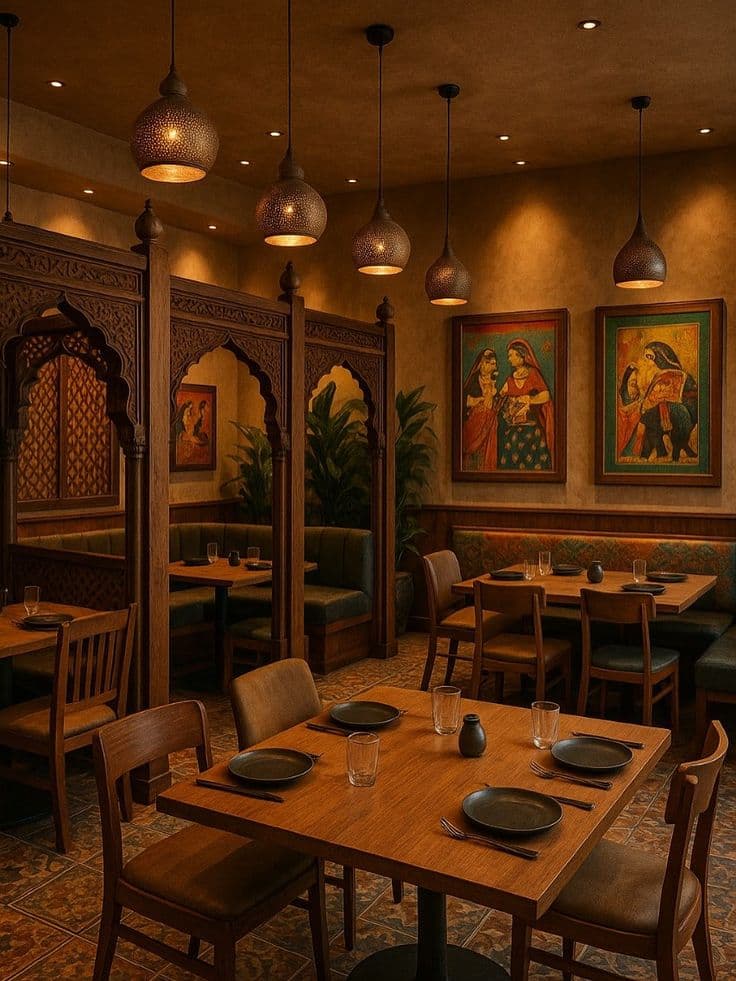 Cozy restaurant interior