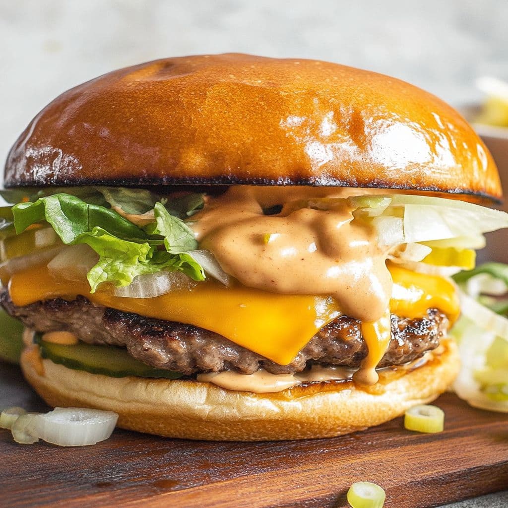 Chicken Qeema Smash Burger